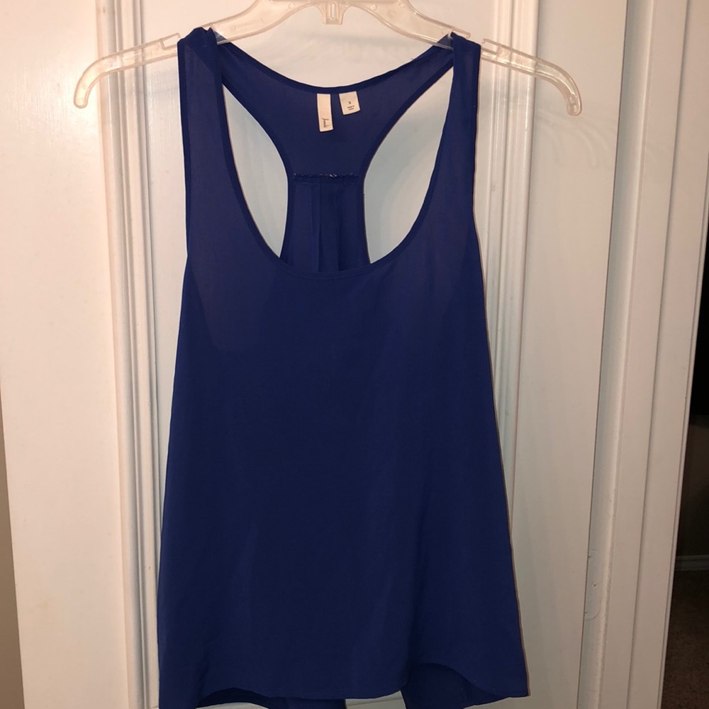 Blue Racerback Tank